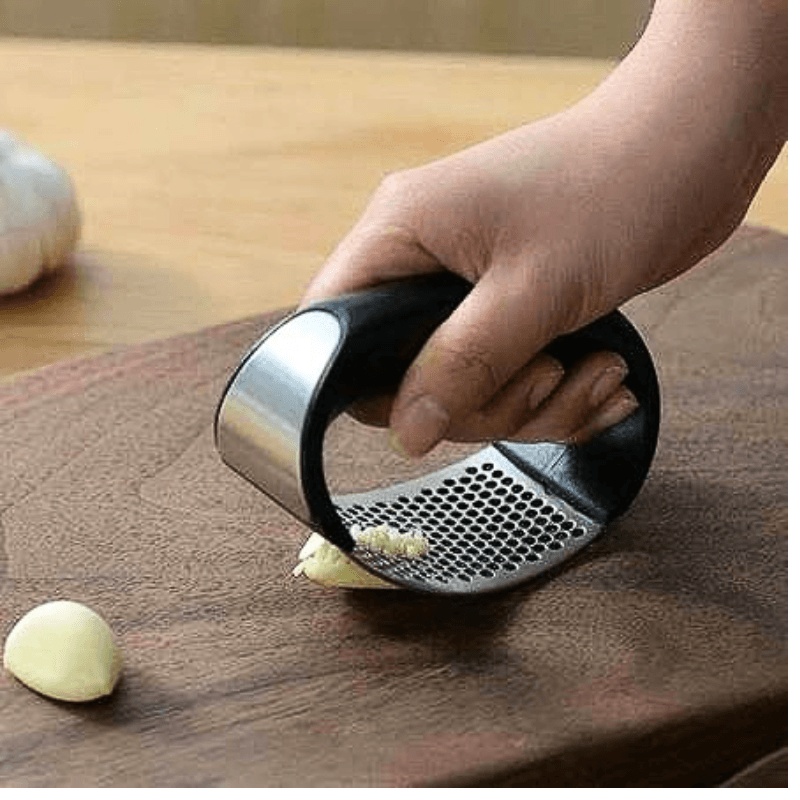 KitchenZy™ Premium Garlic Crusher