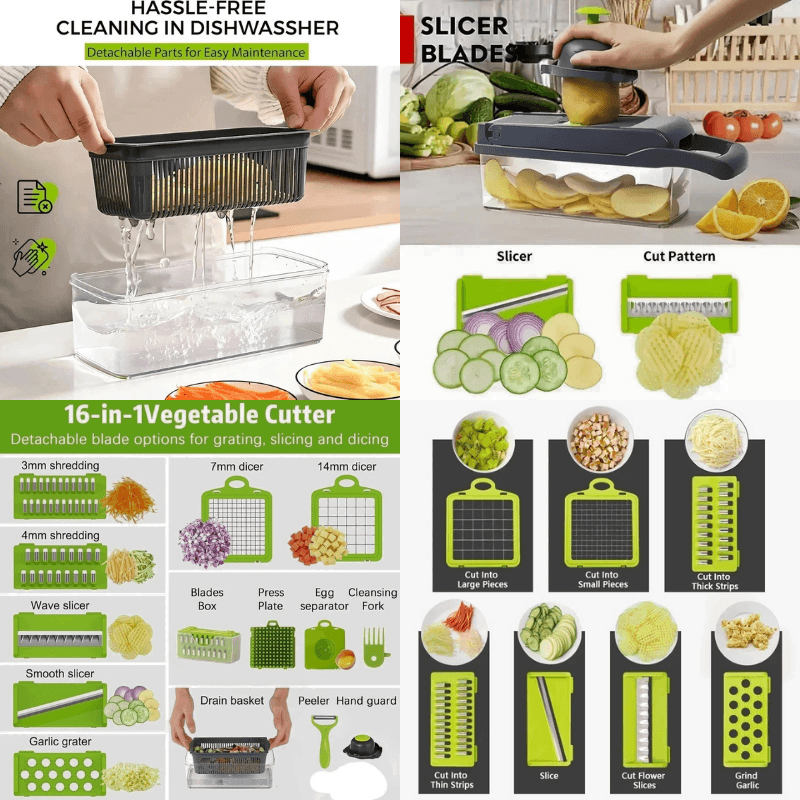 KitchenZy™ Premium Vegetable Chopper